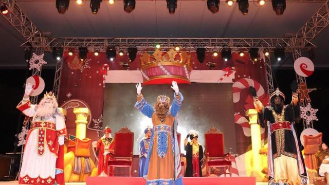 Visita de los Reyes Magos a Benidorm en 2021.