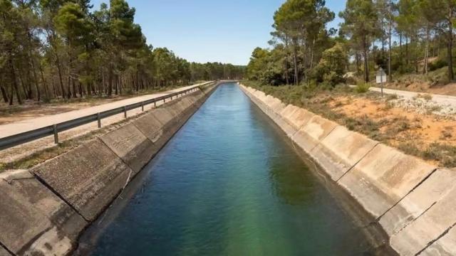 Un tramo del trasvase del Tajo-Segura, en imagen de archivo. EFE