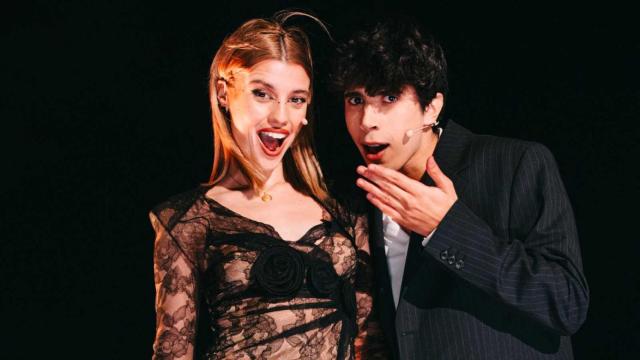 La Pija y la Quinqui en la promoción de 'Sabor a uva'.