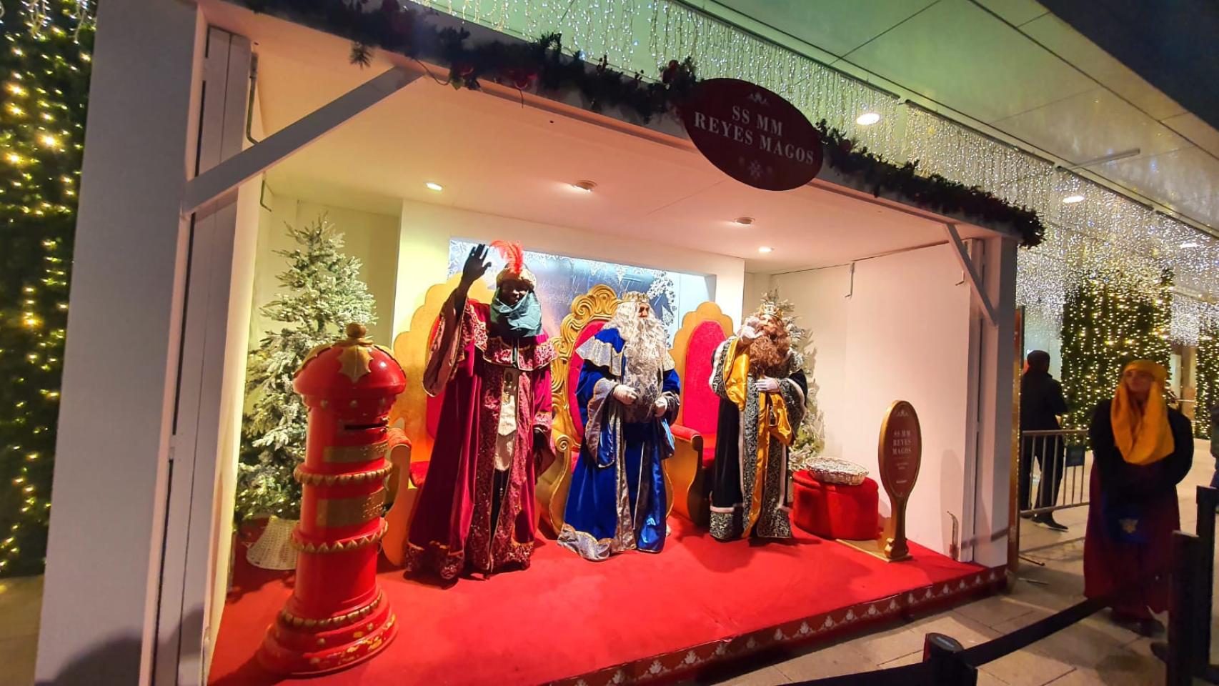 Los Reyes Magos llegan a El Corte Inglés de Salamanca