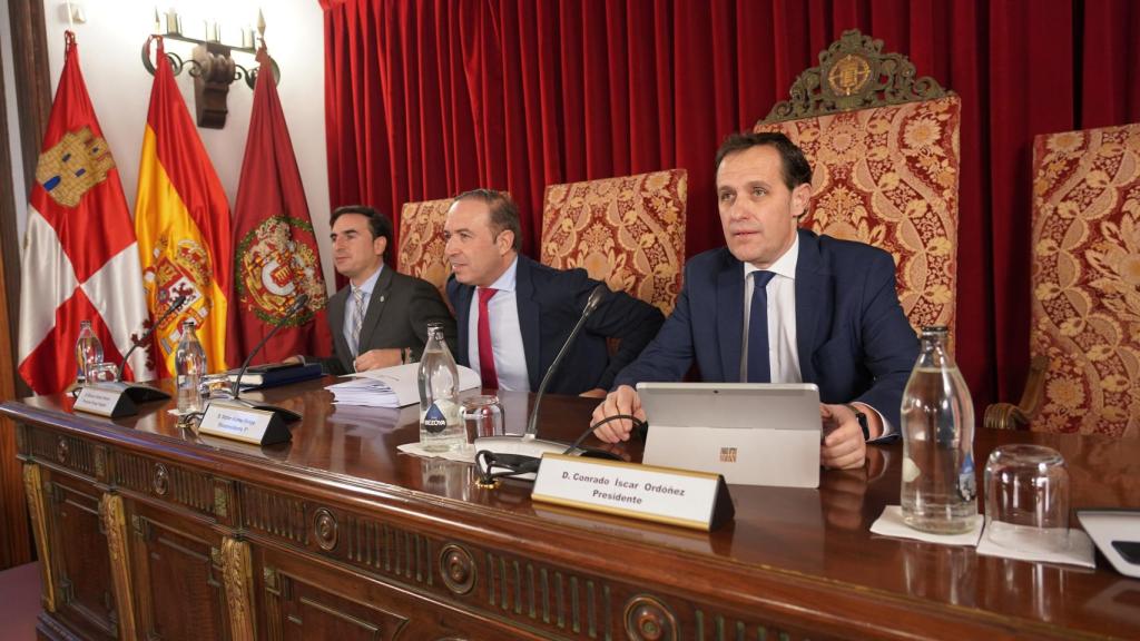 Imagen del pleno de diciembre de la Diputación de Valladolid