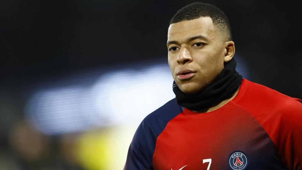 Mbappé, con el PSG