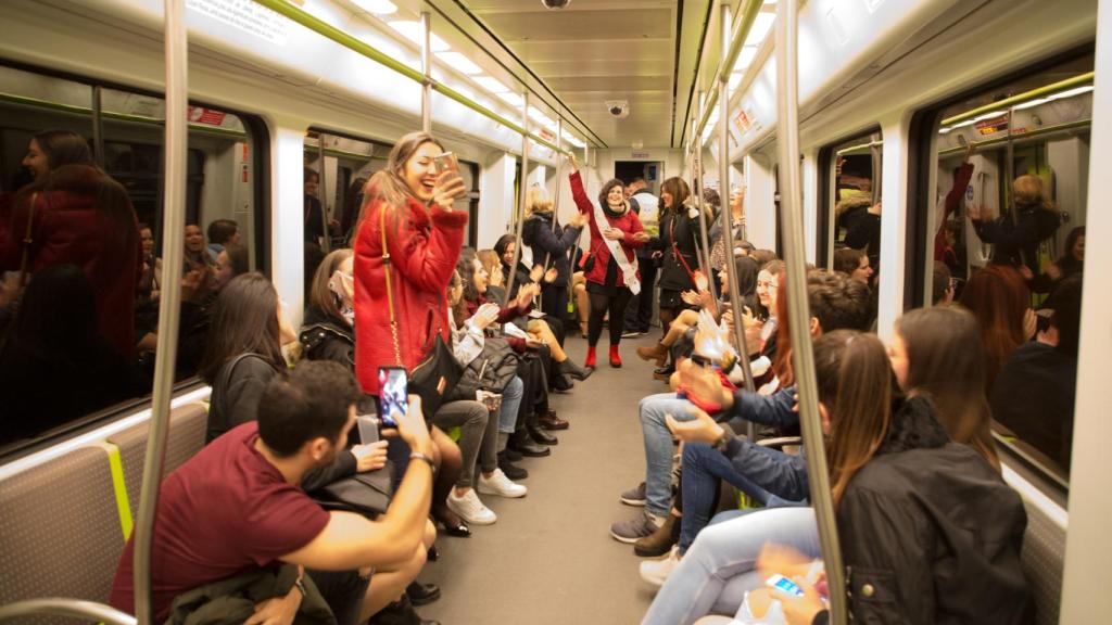 Servicio nocturno de Metrovalencia, imagen de archivo. EE