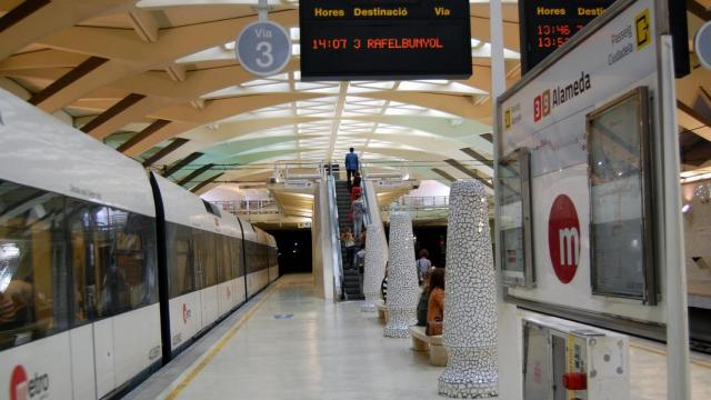 Imagen de archivo de una estación de Metrovalencia. Europa Press