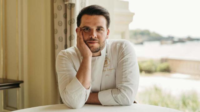 El chef francés con estrella Michelín, chef Aurélien Largeau (31 años).