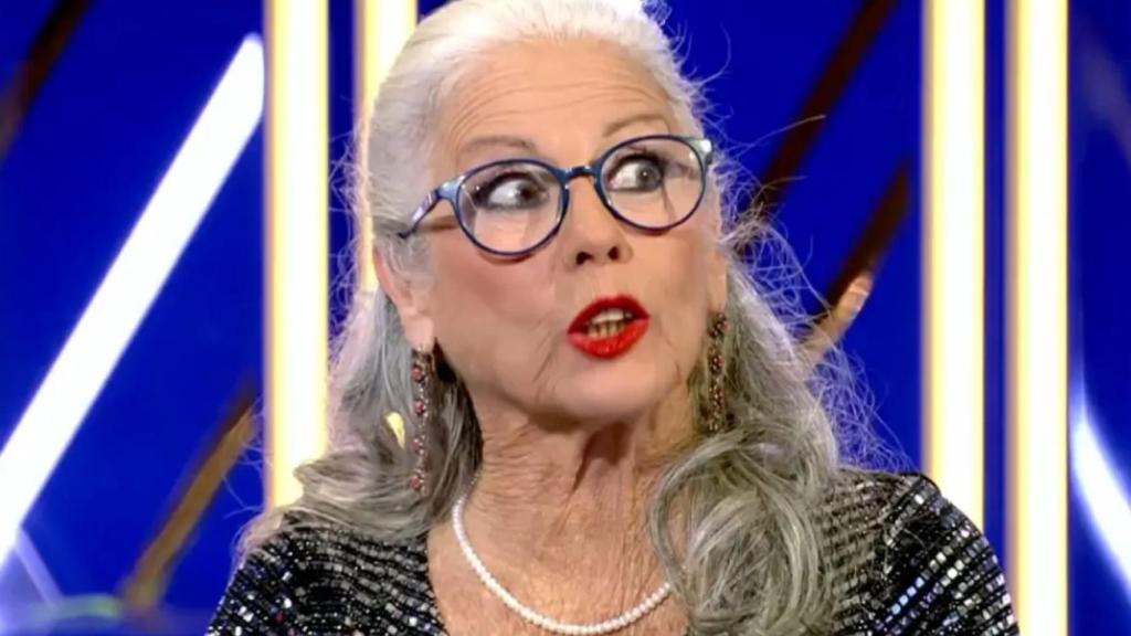 Isabel Jiménez durante su entrevista en el plató de '¡De viernes!'.