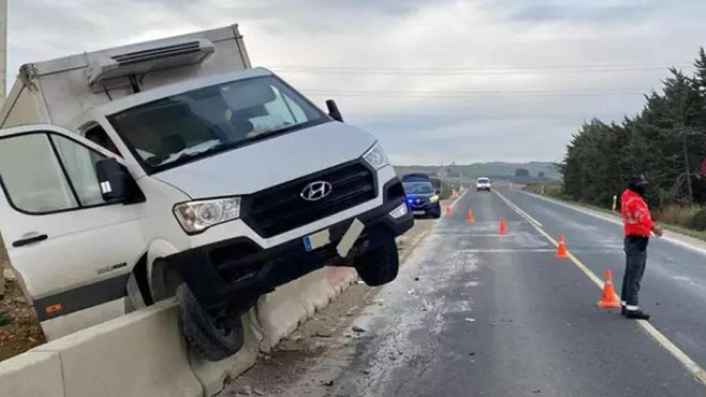 Imagen del vehículo accidentado.