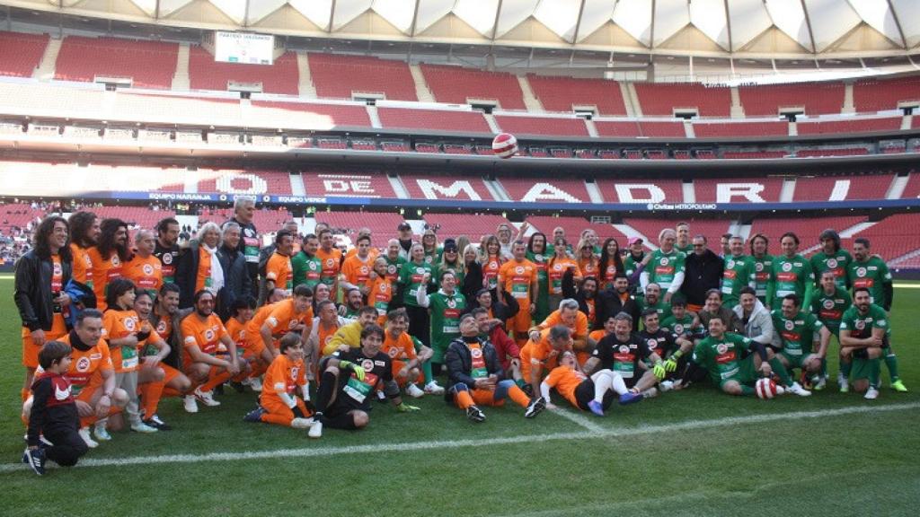 Foto de famlia en el Metropolitano