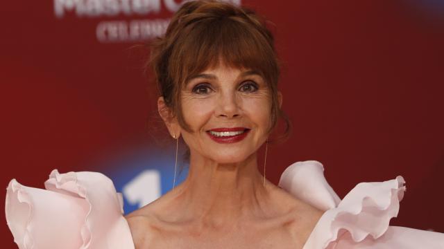 La actriz Victoria Abril en un acto público en septiembre de 2021, en Vitoria.