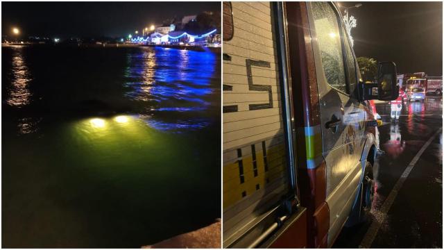 Salva la vida a una persona que cayó con su vehículo al mar en Rianxo (A Coruña)