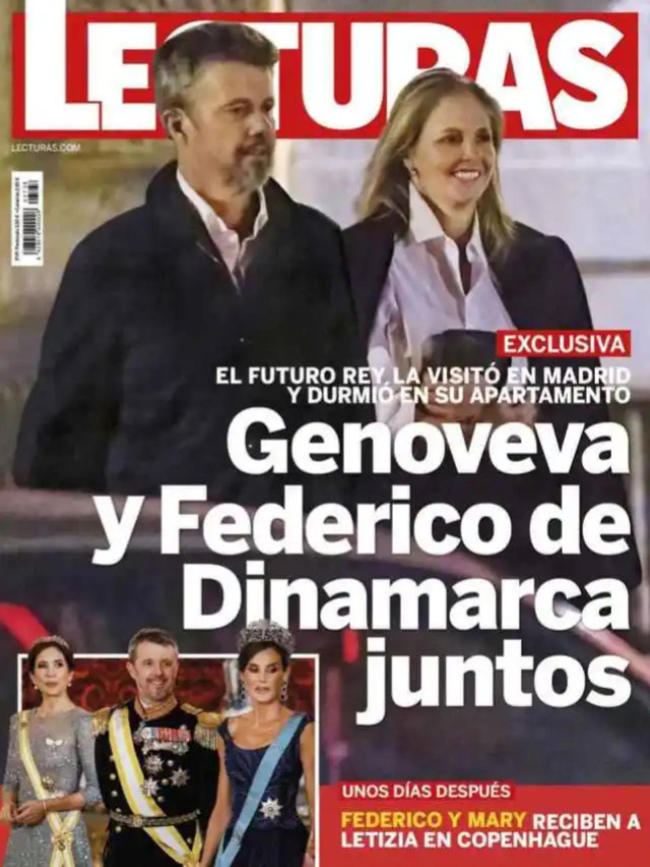 La portada de Federico de Dinamarca y Genoveva Casanova paseando por Madrid.