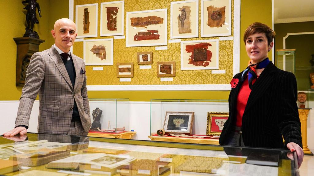 Raúl López y Beatriz Cañas, directores y propietarios del museo