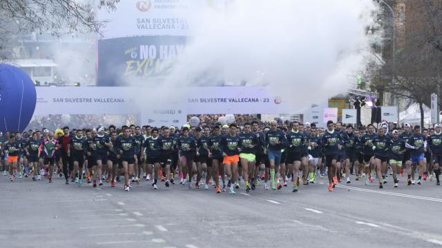 Momento de la salida de la San Silvestre Vallecana