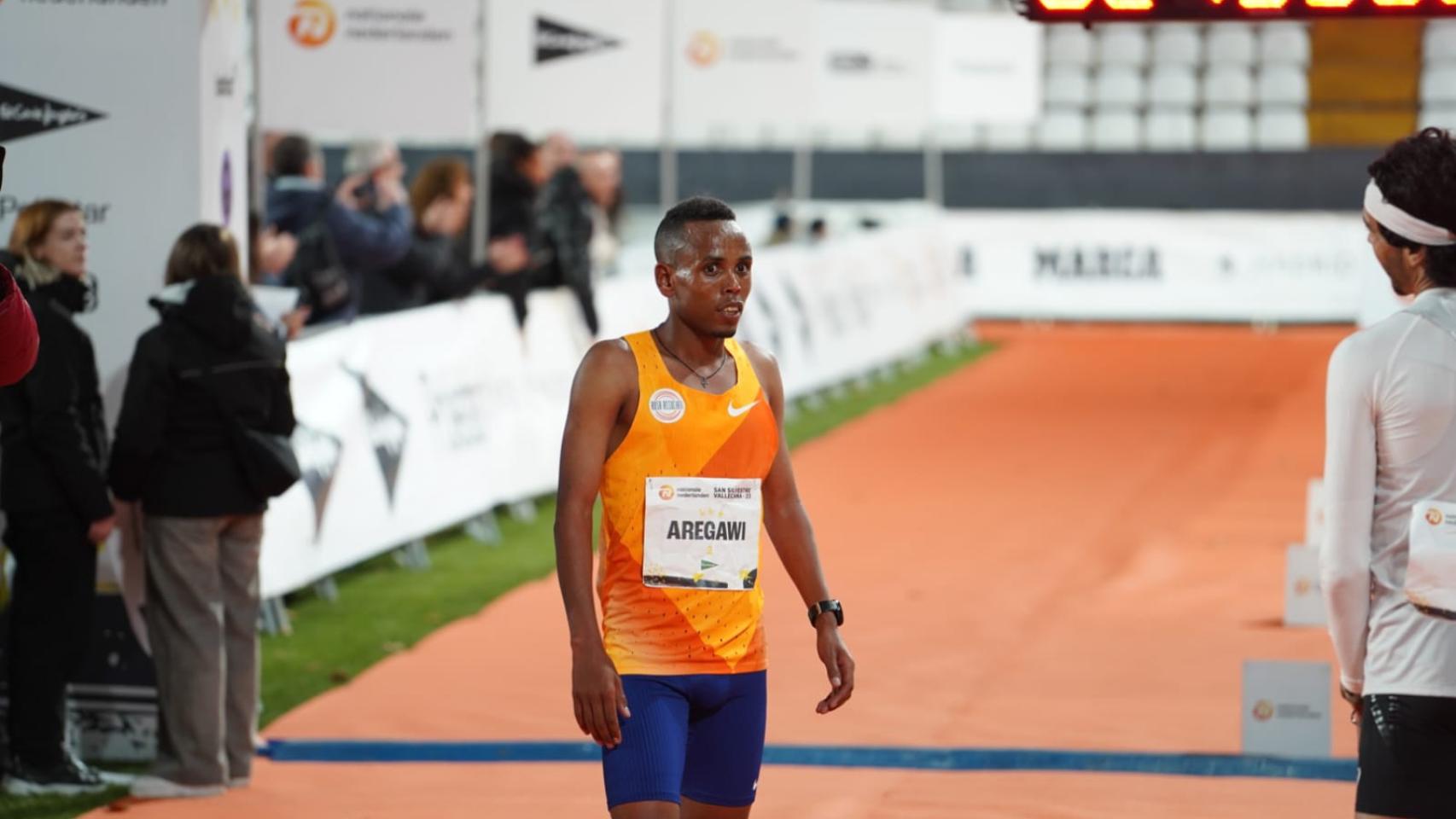 Berihu Aregawi, en la Nationale-Nederlanden San Silvestre Vallecana 2023