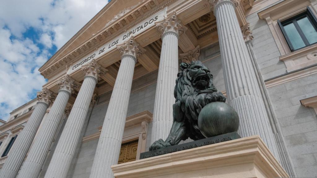 Fachada del Congreso de los Diputados, a 19 de septiembre de 2023.