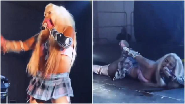 Leticia Sabater durante su último show.