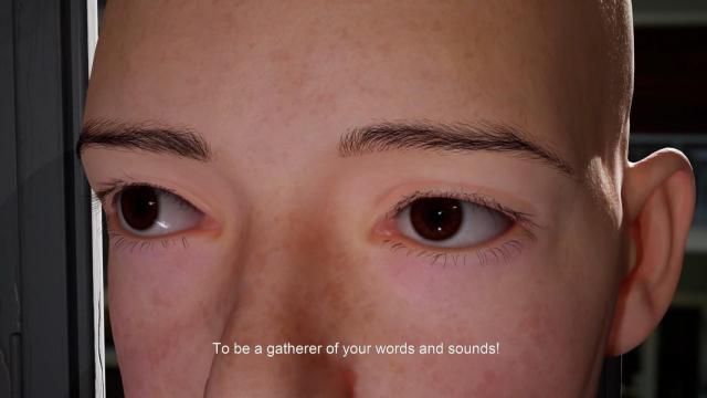 Kyriaki Goni: 'Not allowed for algorithmic audiences'. Still del vídeo de 2021. ©Kyriaki Goni