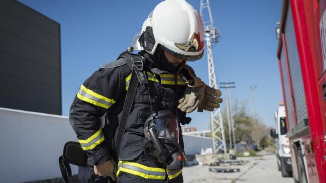 Un bombero, en una imagen de archivo.