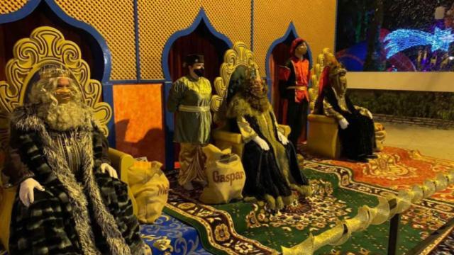 Los Reyes Magos de Oriente en Elche, en 2023.