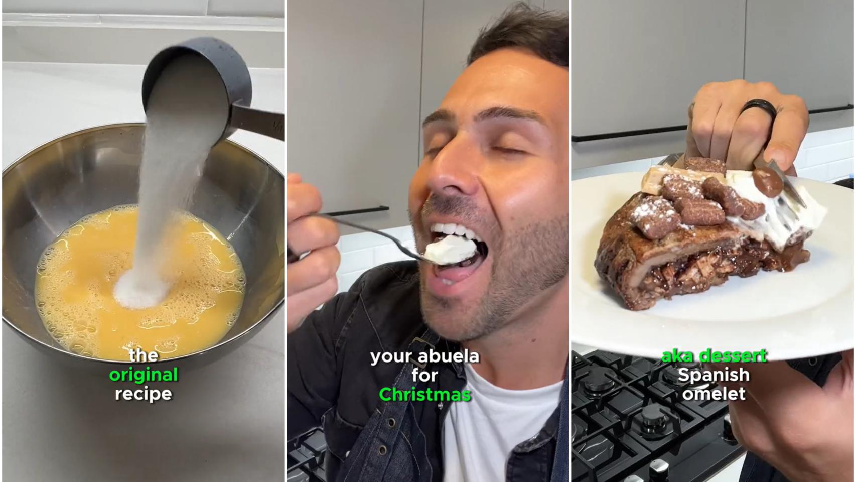 Tortilla de patatas dulce.