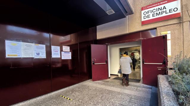 Una oficina de empleo en Madrid (España)