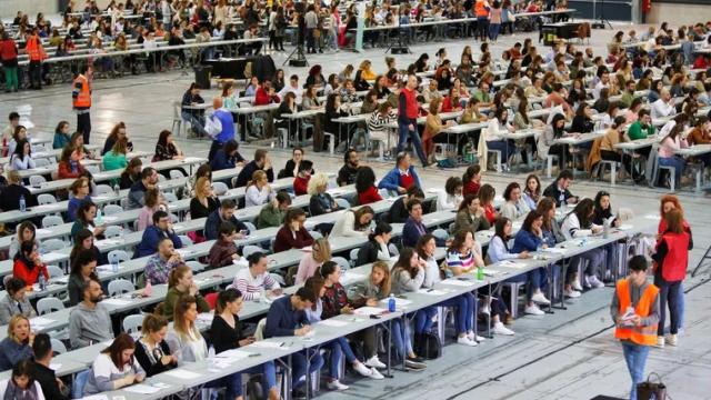 Aspirantes a unas oposiciones.