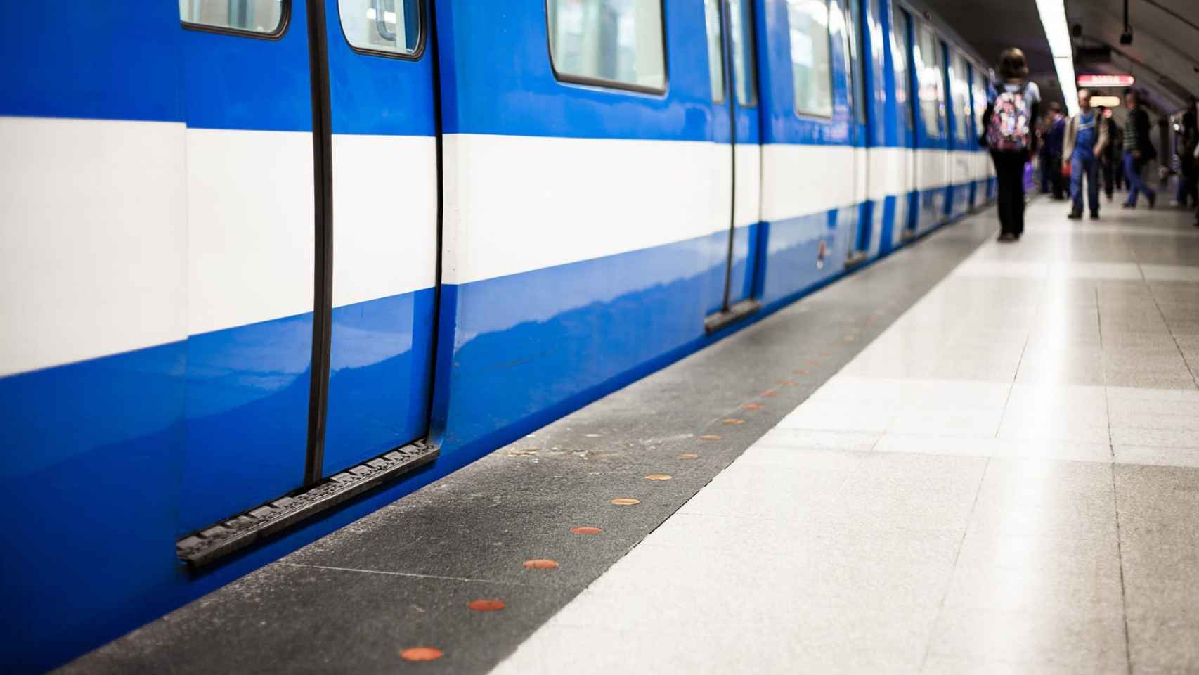 El vagón de un metro.
