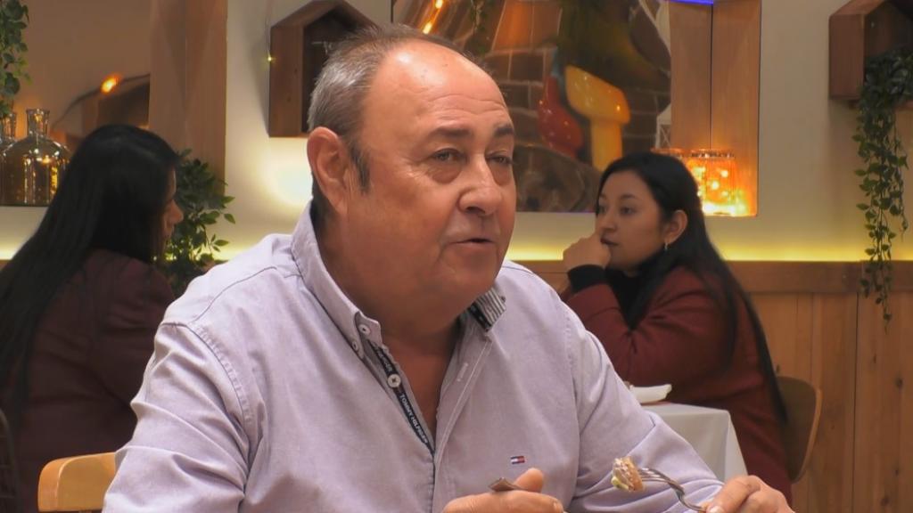 Antonio durante su cita de 'First Dates'.