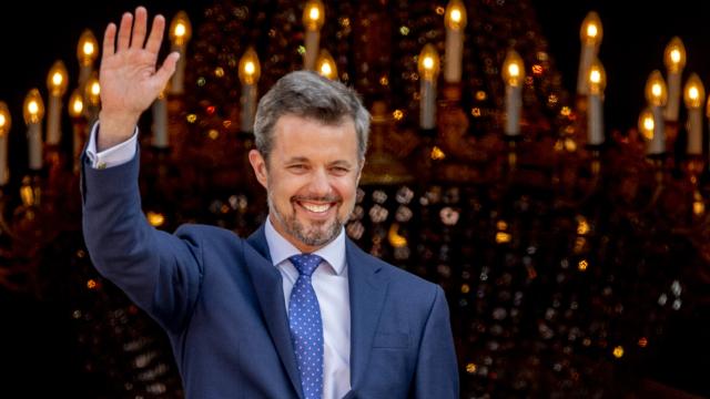Federico de Dinamarca el día de su 50 cumpleaños.