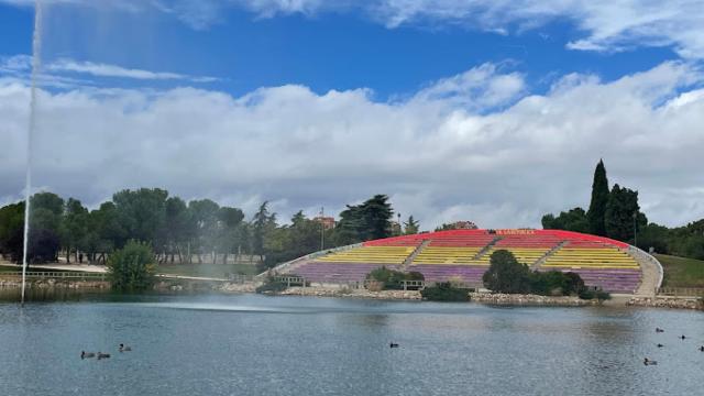 El parque de las Cruces de Carabanchel (Madrid).