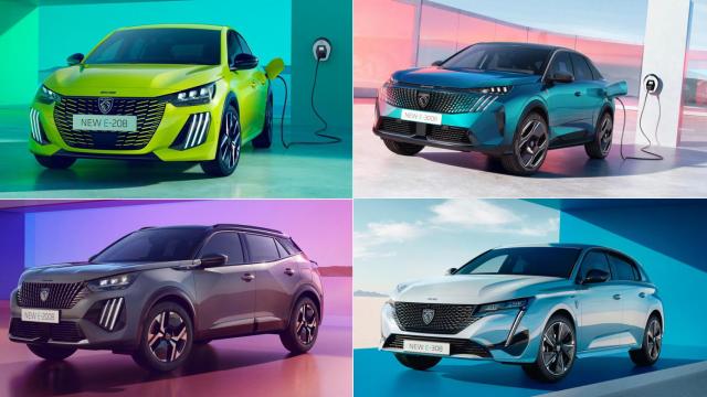 Gama de Peugeot con etiqueta cero de la DGT.