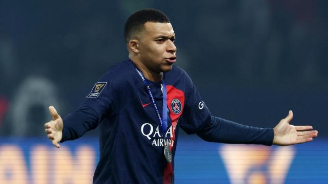 Kylian Mbappé, tras ganar la Supercopa de Francia con el PSG