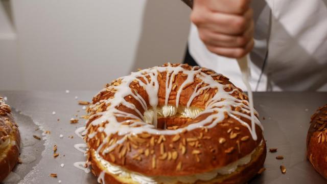 Imagen de archivo de un roscón de Reyes.