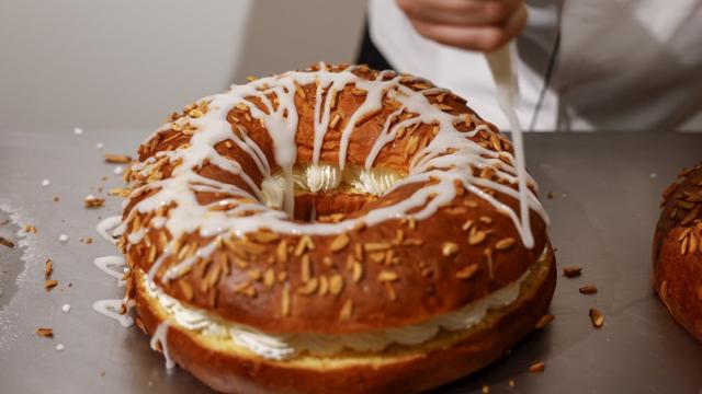 Imagen de archivo de un roscón de Reyes.