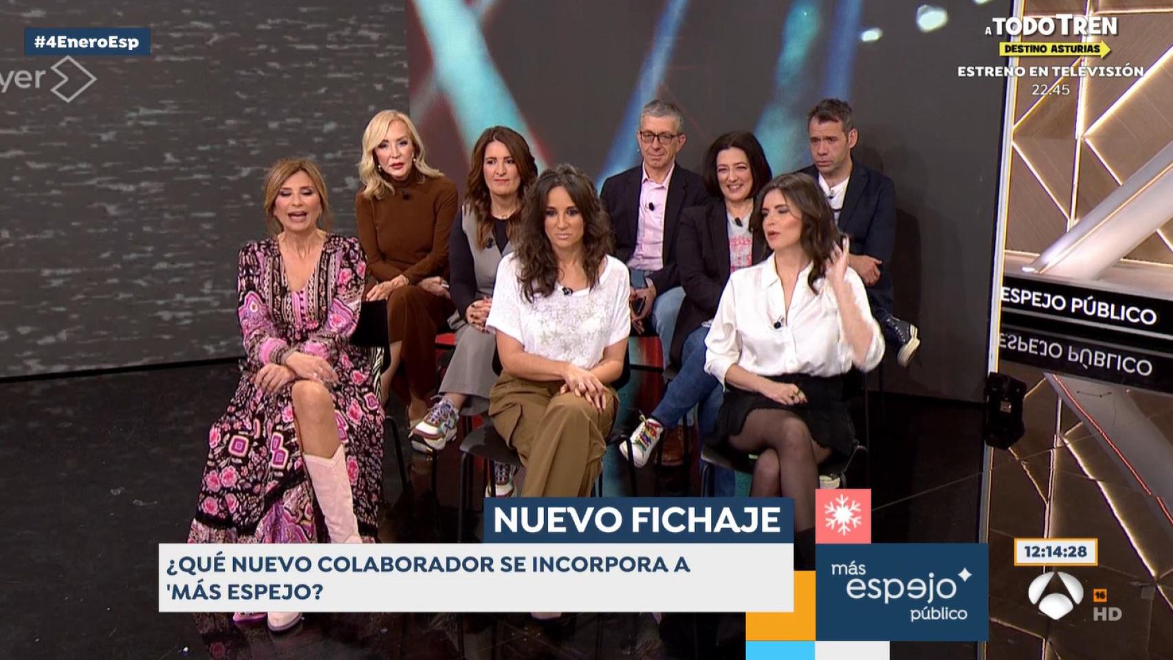 Albert Rivera, Pérez-Reverte o Matamoros: 'Espejo Público' juega con sus colaboradores (a lo Sálvame) por su fichaje