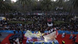 Cabalgata de Reyes de Málaga en 2022.