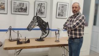 El artista Manuel Sánchez Galán.