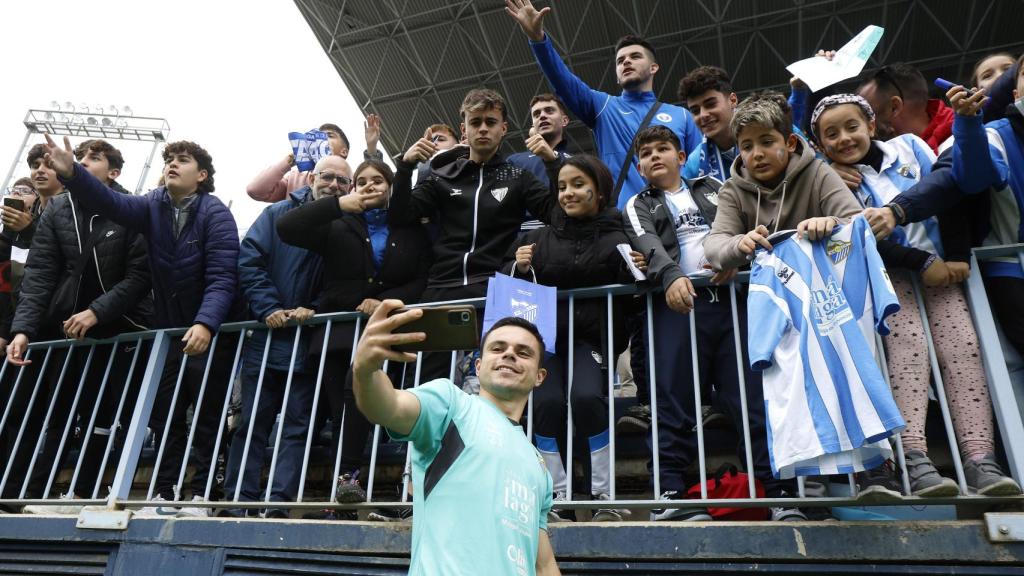 Luca Sangalli, jugador del Málaga CF