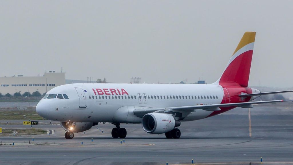 Foto de archivo de un avión de Iberia.