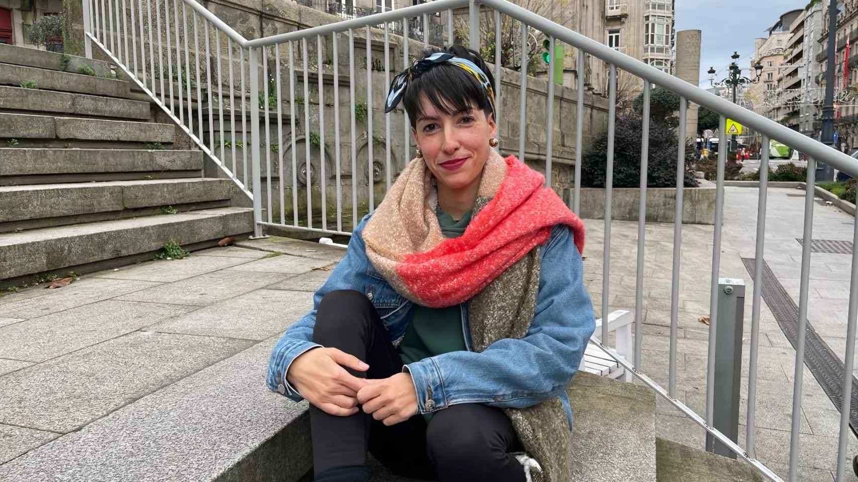 Eva Juan Conde, en Vigo.