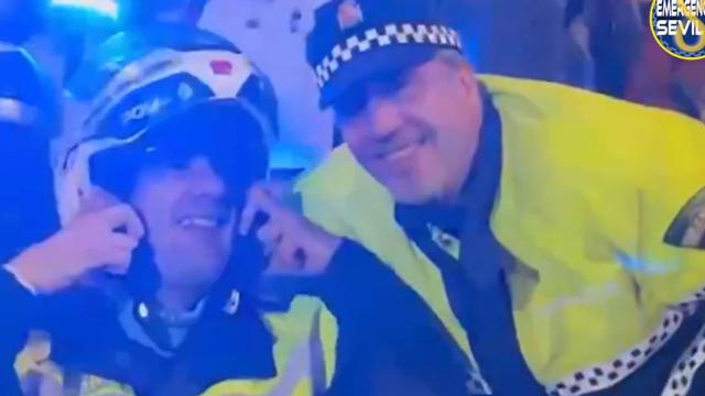 Joaquín, el sevillano con parálisis cerebral que se convirtió en policía por un rato