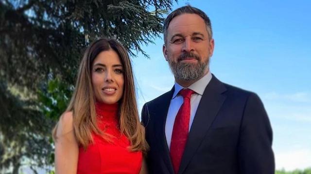 Santiago Abascal y Lidia Bedman, en una imagen compartida en redes.