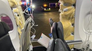 Avión de la compañía Alaska Airlines.