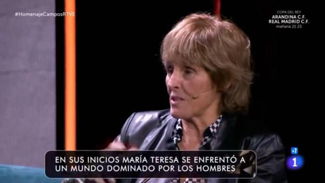 Mercedes Milá en el homenaje a María Teresa Campos.