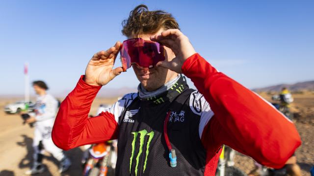 Tosha Schareina, en el Rally de Marruecos