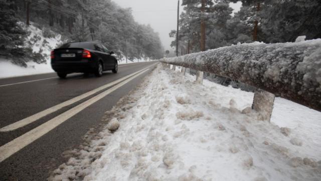 Una nevada caída en Madrid en enero de 2023.