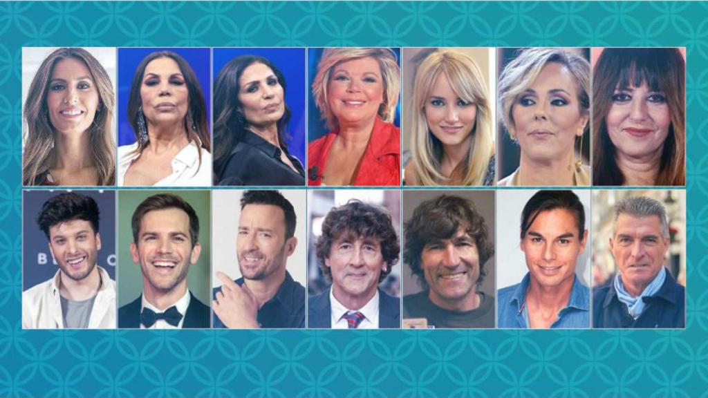 Concursantes de la segunda edición de 'Bake Off: Famosos al horno'.