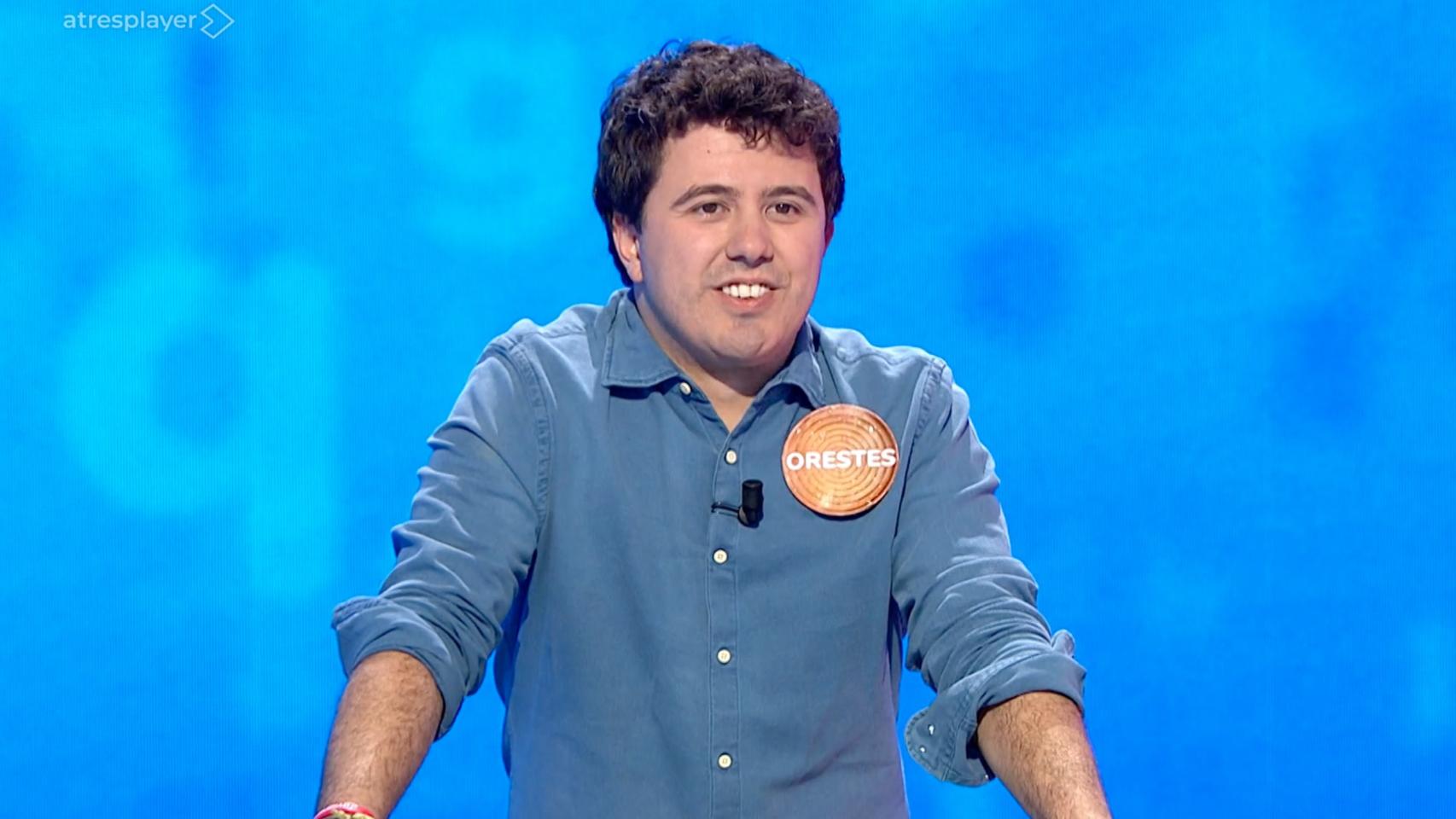 Orestes Barbero en 'Pasapalabra: Noche de campeones'.