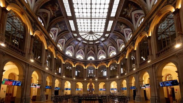 Interior del Palacio de la Bolsa, a 3 de enero de 2024, en Madrid.