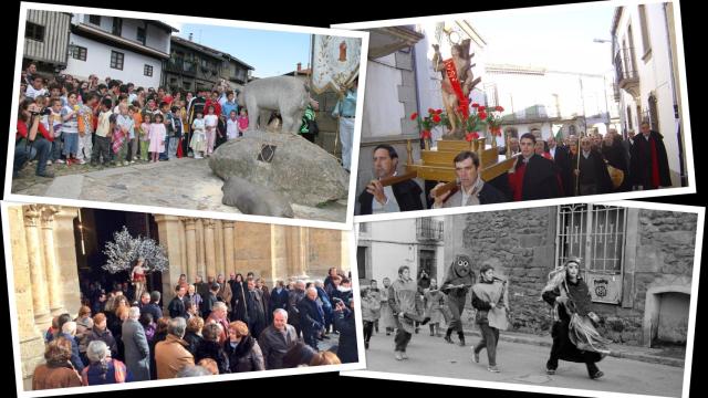 Los 'santiños de gorra' o santos de enero, costumbres arraigadas en la vida rural